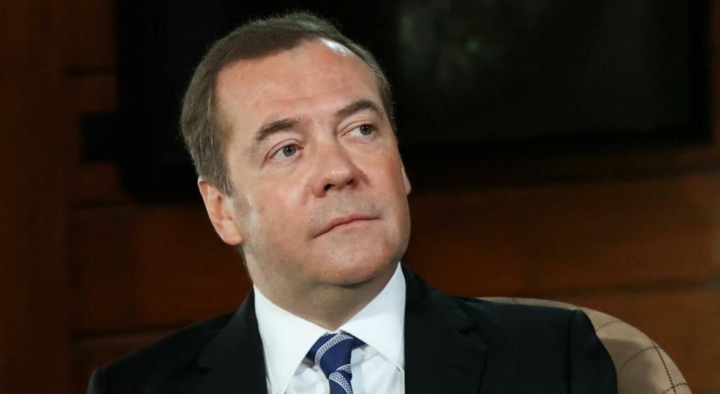 Dmitry Medvedev, vicecapo del Consiglio di sicurezza della Russia.