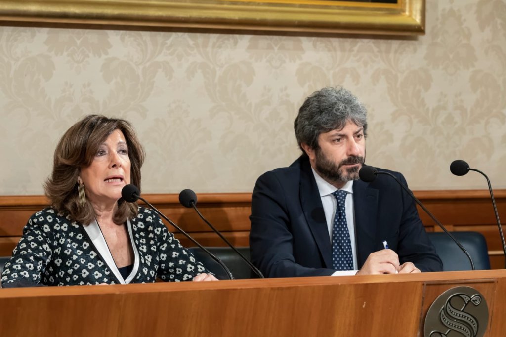 Elisabetta Casellati e Roberto Fico.