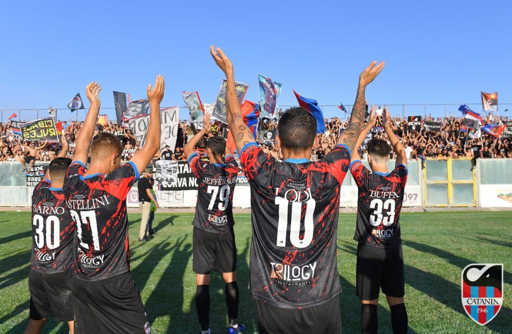 Catania festeggia vittoria a Paternò