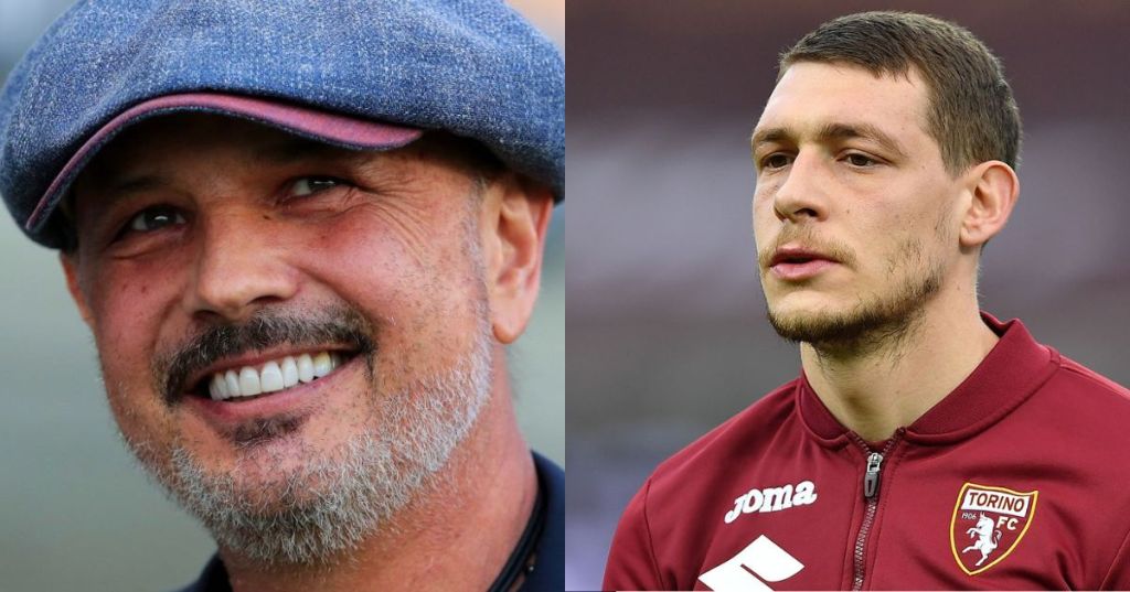 Sinisa Mihajlovic e Andrea Belotti.