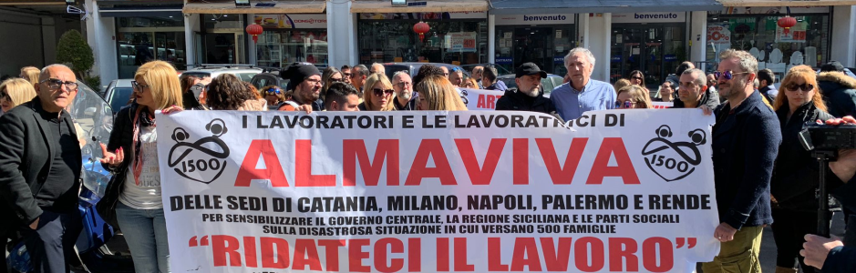 Incontro al Mimit per Almaviva, Tamajo e Albano “Chiesti proroga della cassa integrazione e ricollocare l’intero bacino”