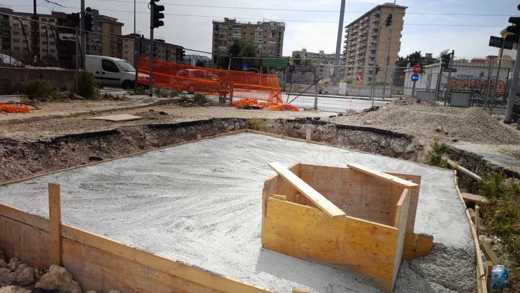 Cantiere collettore fognario via Amedeo d'Aosta, Palermo