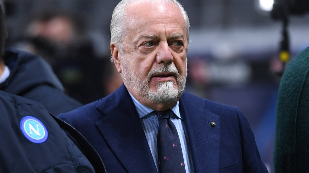 Aurelio De Laurentiis, presidente del Napoli