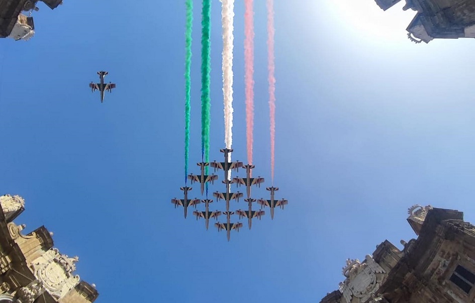 Frecce tricolori nei cieli Palermitani, spettacolo ad alta quota