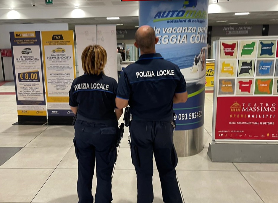 Una donna asmatica salvata dai vigili urbani all’aeroporto di Palermo, trovata nella sua auto in piena crisi respiratoria