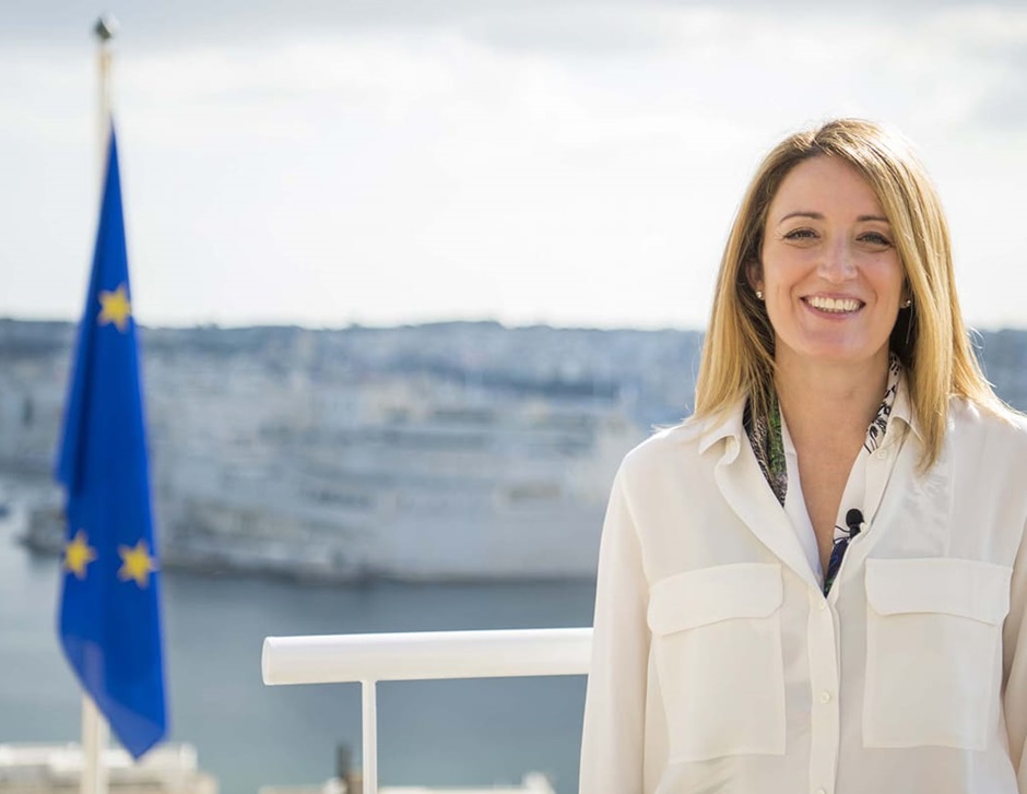 Farà tappa anche a Palermo la presidente del parlamento Europeo Roberta Metsola, renderà omaggio a Falcone e Borsellino