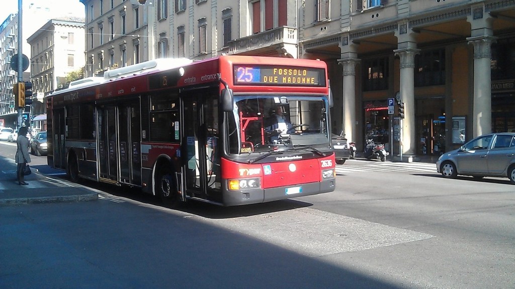 Autobus a Bologna.