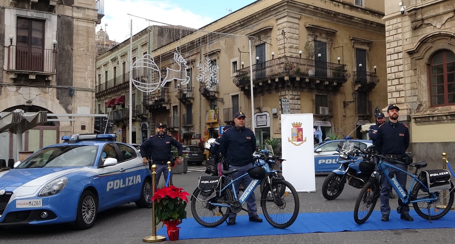 A Catania arrivano 2 bici elettriche per permettere ai poliziotti pattugliamenti nelle strade più congestionate dal traffico