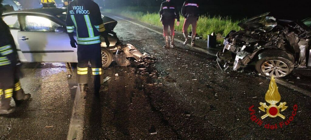 Incidente a Clusone, in provincia di Bergamo.