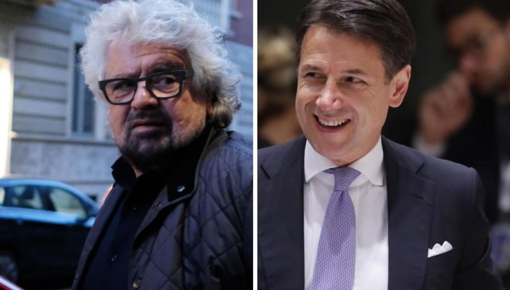 Beppe Grillo e Giuseppe Conte