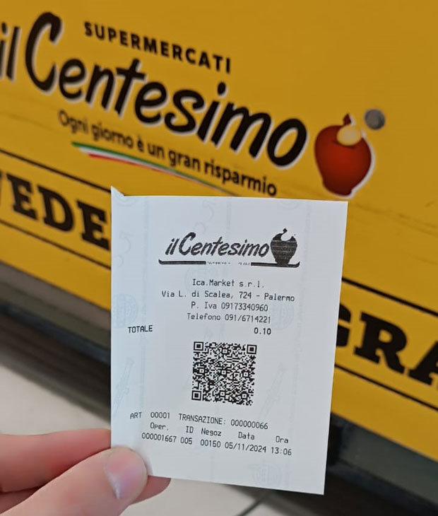 Scontrino Digitale-Famila, Il Centesimo Max Supermercati